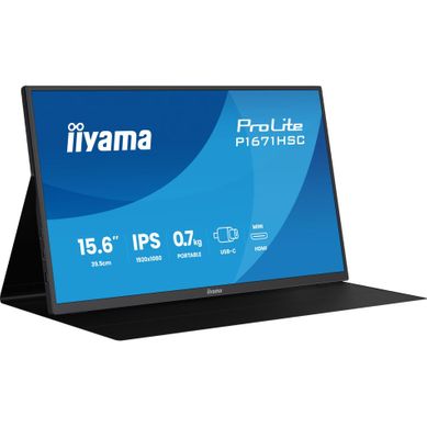 Écran Portable 16" Ips Full HD 1920x1080 - USB-c, Mini HDMI, 250 Cd/m² Écran Portable 16" Ips Full HD 1920x1080 - USB-c, Mini HDMI, 250 Cd/m²