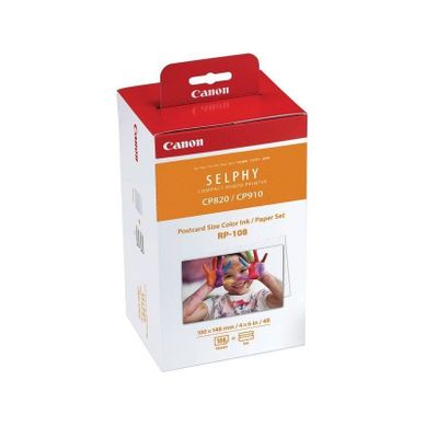 Pack Papier + Cartouche Canon Rp 108 In Pack Papier + Cartouche Canon Rp 108 In