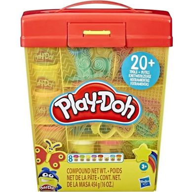 Super Boîte à Accessoires Avec 8 Pots De Pâte à Modeler, Jeu Éducatif Pour Enfants De 3 Ans Et Plus Super Boîte à Accessoires Avec 8 Pots De Pâte à Modeler, Jeu Éducatif Pour Enfants De 3 Ans Et Plus