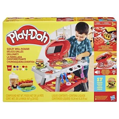 Playdoh Délices Grillés Bbq Factice, Coffret De Pâte à Modeler Avec Sons Et Lumieres, 17 accessoire Playdoh Délices Grillés Bbq Factice, Coffret De Pâte à Modeler Avec Sons Et Lumieres, 17 accessoire