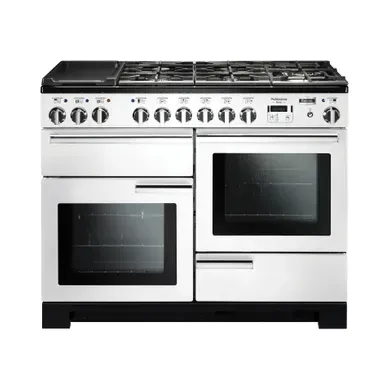 Piano de cuisson FALCON PDL110DFWH/C Mixte 110 blanc vue de face