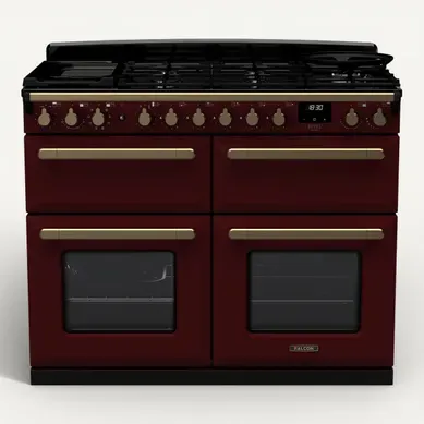 Piano de cuisson mixte FALCON ESDLB110DFPBOR/AB-E1 vue de face