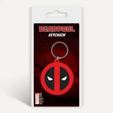 Marvel Comics Porte-clés Caoutchouc Deadpool Symbol 6 Cm