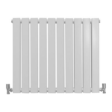 Radiateur Plat Mural 60 X 70 Cm Blanc Brillant Pour Salle De Bain, Cuisine,