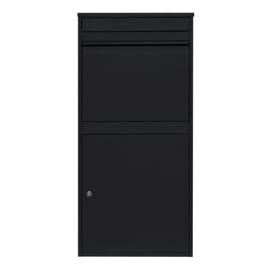 Boîte à Colis Anti-vol Noire XL En Acier 44 X 33 X 15 Cm Sécurisé Murale
