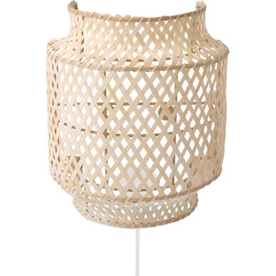 Applique Murale En Bambou Style Boho Bali - Lorna Naturel Applique Murale En Bambou Style Boho Bali - Lorna Naturel