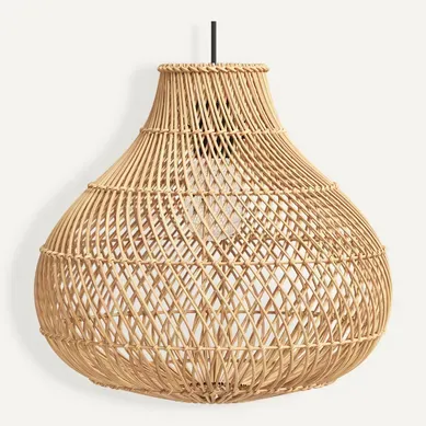 Lampe De Plafond En Rotin - Lampe Suspendue Bohème De Bali - Gehe Naturel Lampe De Plafond En Rotin - Lampe Suspendue Bohème De Bali - Gehe Naturel