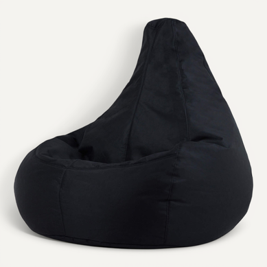 Pouf Icon Inclinable à Dossier Haut Intérieur Extérieur, Salon, Jardin, Noir, 84 X 84cm Pouf Icon Inclinable à Dossier Haut Intérieur Extérieur, Salon, Jardin, Noir, 84 X 84cm