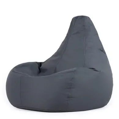 Pouf Icon Inclinable à Dossier Haut Intérieur Extérieur, Salon, Jardin, Gris Anthracite, 84 X 84cm Pouf Icon Inclinable à Dossier Haut Intérieur Extérieur, Salon, Jardin, Gris Anthracite, 84 X 84cm