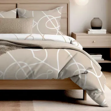 Parure De Lit 220x240 Cm Coton Pablo Latte Parure De Lit 220x240 Cm Coton Pablo Latte