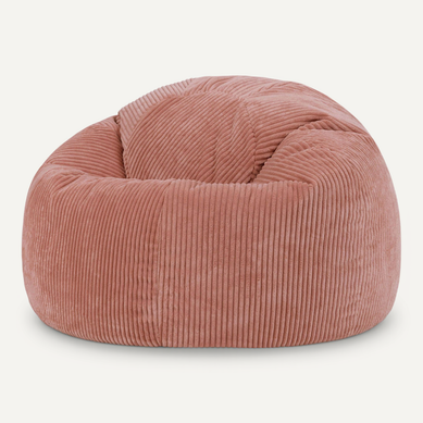 Pouf Poire Classique Kingston En Velours Côtelé Rose 85x85x50cm Pouf Poire Classique Kingston En Velours Côtelé Rose 85x85x50cm