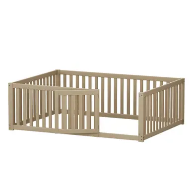 Parc Bébé 140 X 200cm Avec 1 Porte Bois Parc Bébé 140 X 200cm Avec 1 Porte Bois