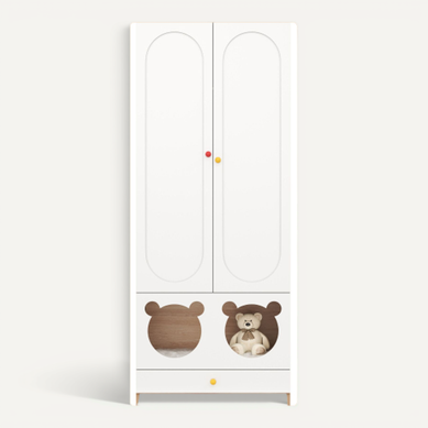 Armoire Enfant-meuble De Chambre-avec Penderie-avec Panier Pour Chat-en Mdf-blanc Armoire Enfant-meuble De Chambre-avec Penderie-avec Panier Pour Chat-en Mdf-blanc