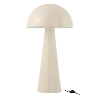 Lampadaire "champignon Brillant" 99cm Blanc