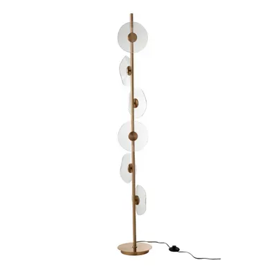 Lampadaire Fleur à LED En Métal "lela" 150cm Doré