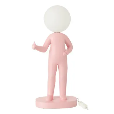 Lampe À Poser En Résine "pouces" 44cm Rose Lampe À Poser En Résine "pouces" 44cm Rose
