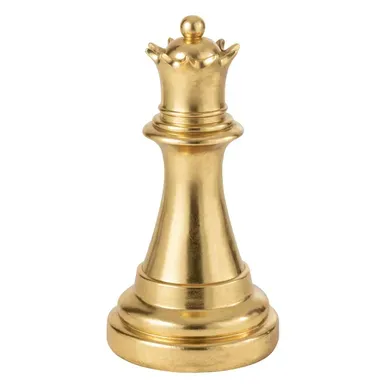 Pièce D'échec Déco "reine" 67cm Doré Pièce D'échec Déco "reine" 67cm Doré