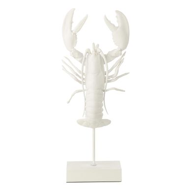 Statue Homard En Résine "amos" 57cm Blanc