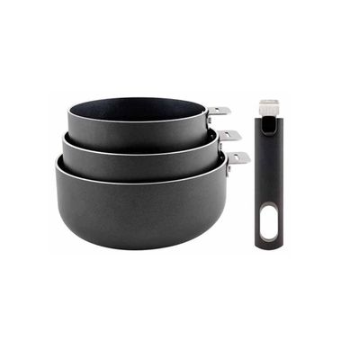 Lot De 3 Casseroles Aluminium 16/18/20cm 5189002 Lot De 3 Casseroles Aluminium 16/18/20cm 5189002
