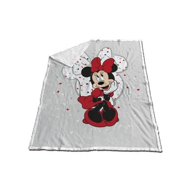 Plaid - Disney Minnie En Robe Rouge - 130x170 Cm Plaid - Disney Minnie En Robe Rouge - 130x170 Cm
