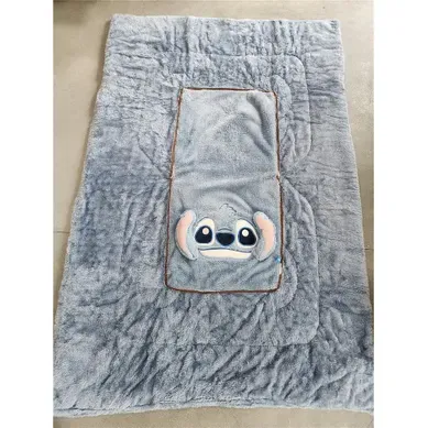 Plaid 100x150 Cm Pliant En Coussin 40x40 Cm Stitch (lilo et Stitch) 2 En 1 Plaid 100x150 Cm Pliant En Coussin 40x40 Cm Stitch (lilo et Stitch) 2 En 1