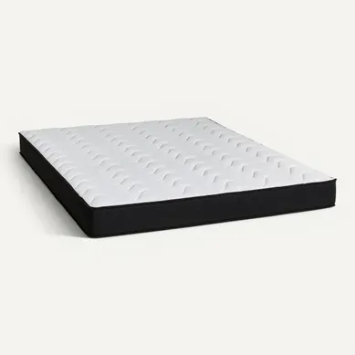 Matelas mousse 160x200 cm DREAMEA MAIA roulé ép.20 cm Matelas mousse 160x200 cm DREAMEA MAIA roulé ép.20 cm vue 3/4