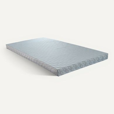 Matelas mousse 90x190 cm UNO ép.10 cm Matelas mousse 90x190 cm UNO ép.10 cm vue 3/4