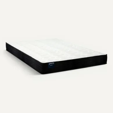 Matelas mousse 160x200 cm DREAMEA GAMMA 2 roulé ép.17 cm vue 3/4