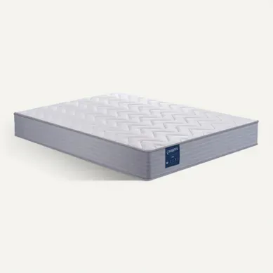 Matelas mousse 160x200 cm DREAMEA LISA roulé ép.20 cm vue 3/4