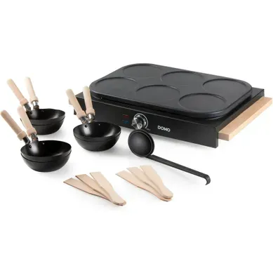 Wok Party Set 2-en-1 - Do8719w - 6 Personnes - Crêpière, Wok Et Pancakes - 1000 W Wok Party Set 2-en-1 - Do8719w - 6 Personnes - Crêpière, Wok Et Pancakes - 1000 W