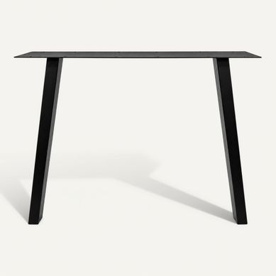 Lot 2 pieds A pour table basse OTTO Noir Lot 2 pieds A pour table basse OTTO Noir vue de face