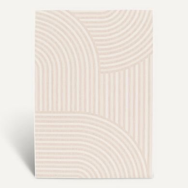 Tapis 160x230 cm. ROSE Beige vue de face