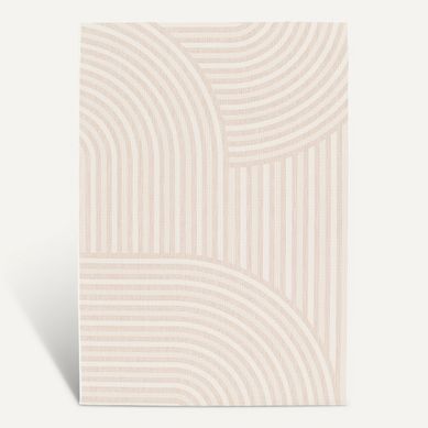 Tapis 120x170 cm. ROSE Beige vue de face