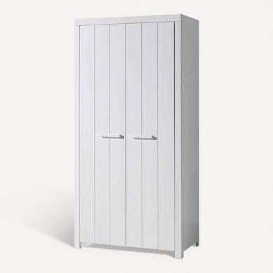 Armoire 2 Portes "erik" 205cm Blanc Armoire 2 Portes "erik" 205cm Blanc