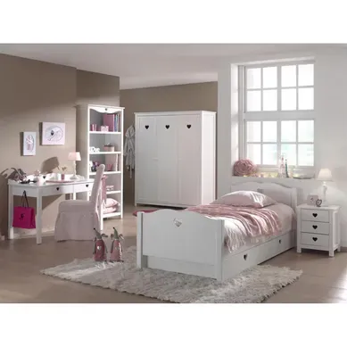 Chambre Complète 7p "amori" Blanc Chambre Complète 7p "amori" Blanc