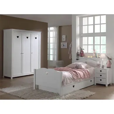 Chambre Complète 5p "amori Iv" Blanc Chambre Complète 5p "amori Iv" Blanc