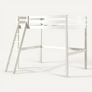 Lit Mezzanine "pino" 140x200cm Blanc