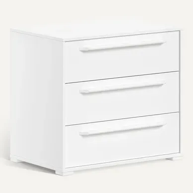 Commode Enfant 3 Tiroirs "sam" 67cm Blanc Commode Enfant 3 Tiroirs "sam" 67cm Blanc