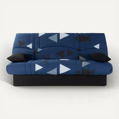 Banquette Clic-clac 3 Places Dream Tissu Bikini Bleu 190x92 Cm Banquette Clic-clac 3 Places Dream Tissu Bikini Bleu 190x92 Cm