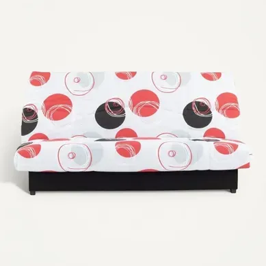 Canapé Clic-clac 3 Places Gris Avec Coffre Et Matelas 13 Cm Canapé Clic-clac 3 Places Gris Avec Coffre Et Matelas 13 Cm