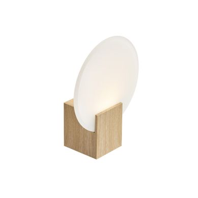 Applique Murale Luminaire Hester  Matière Plastique Feuille De Bois H. 25,5 Ip44 -intérieur