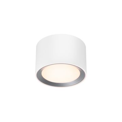 Plafonnier_c Landon Smart  Métal Blanc, H.8.2 - Ip44 - LED Module / Intérieur