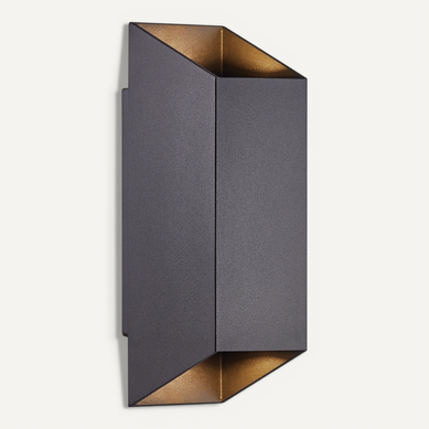Applique Murale Nico Square 22 Aluminium Noir, H.23.5 - Ip54 - Gu10 / Extérieur Applique Murale Nico Square 22 Aluminium Noir, H.23.5 - Ip54 - Gu10 / Extérieur