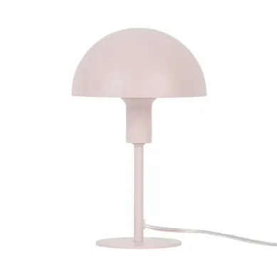 Lampe À Poser Ellen Mini Métal Rose Poudré, H.25 - Ip20 - E14 / Intérieur Lampe À Poser Ellen Mini Métal Rose Poudré, H.25 - Ip20 - E14 / Intérieur