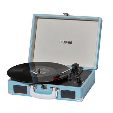 Platine Vinyle Tourne Disque Usb Haut Parleurs  Vpl 120 Bleu
