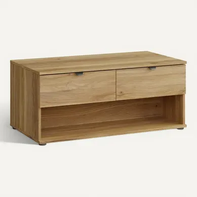 Table basse UNIK Imitation chêne Table basse UNIK Imitation chêne vue 3/4