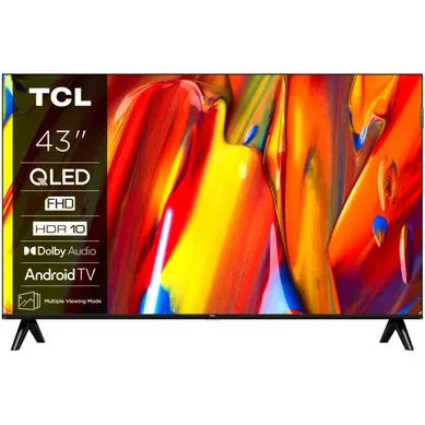 Téléviseur QLED 43'' 109 cm TCL 43V5C Smart TV - Dolby Audio vue de face