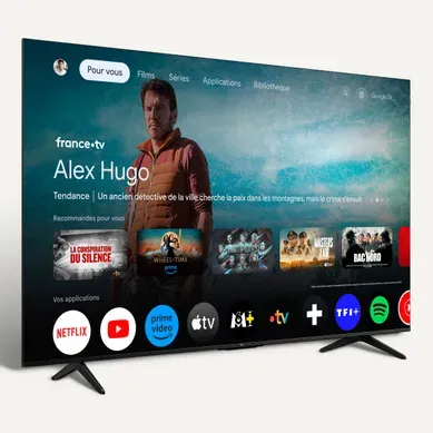 Téléviseur QLED 65'' 165 cm TCL 65P71K Téléviseur QLED 65'' 165 cm TCL 65P71K vue 3/4