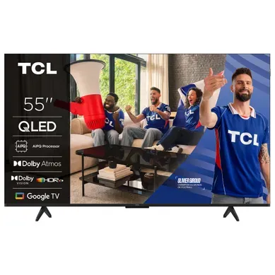 Téléviseur QLED 55'' 140 cm TCL 55P71K Téléviseur QLED 55'' 140 cm TCL 55P71K vue de face