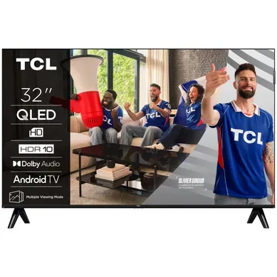 Téléviseur QLED 32'' 81 cm TCL 32S49K Téléviseur QLED 32'' 81 cm TCL 32S49K vue de face